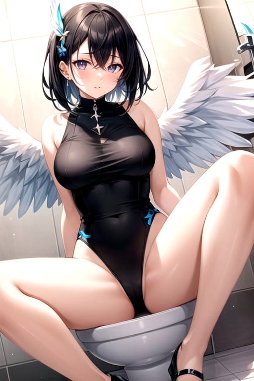 Ange, Peeing, MaigrePorno IA Hentai