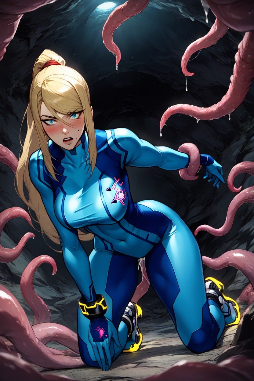 Se Pencher, Grotte, Tentacle Grabbing LegPorno IA Hentai