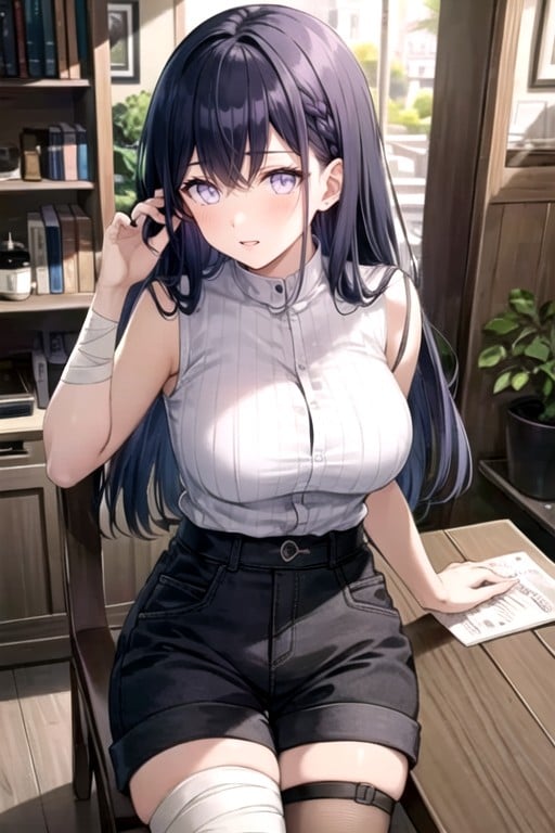 Hyuuga Hinata (naruto)Porno IA Hentai