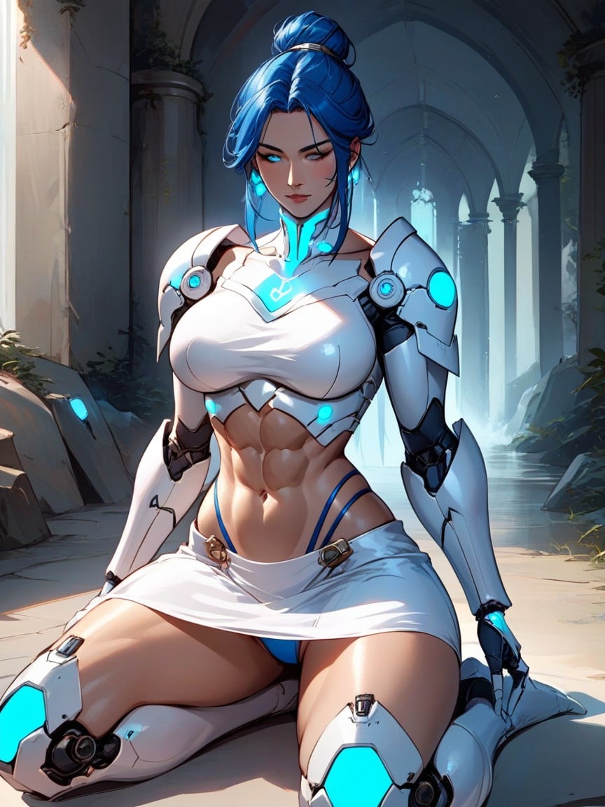 Android Woman, Robot Armor, Massive Ass Hentai AI Porn