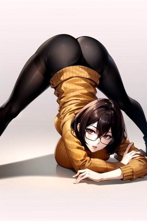 Pose De Jack O' Lantern , Velma (scooby Doo)Hentai IA