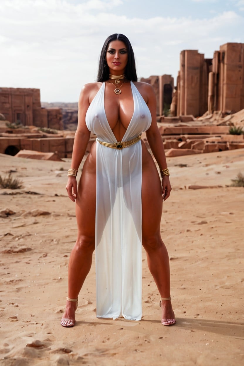 Red Rocks, Hair Decoration, Graceful Martian Blades MILF AI Porn