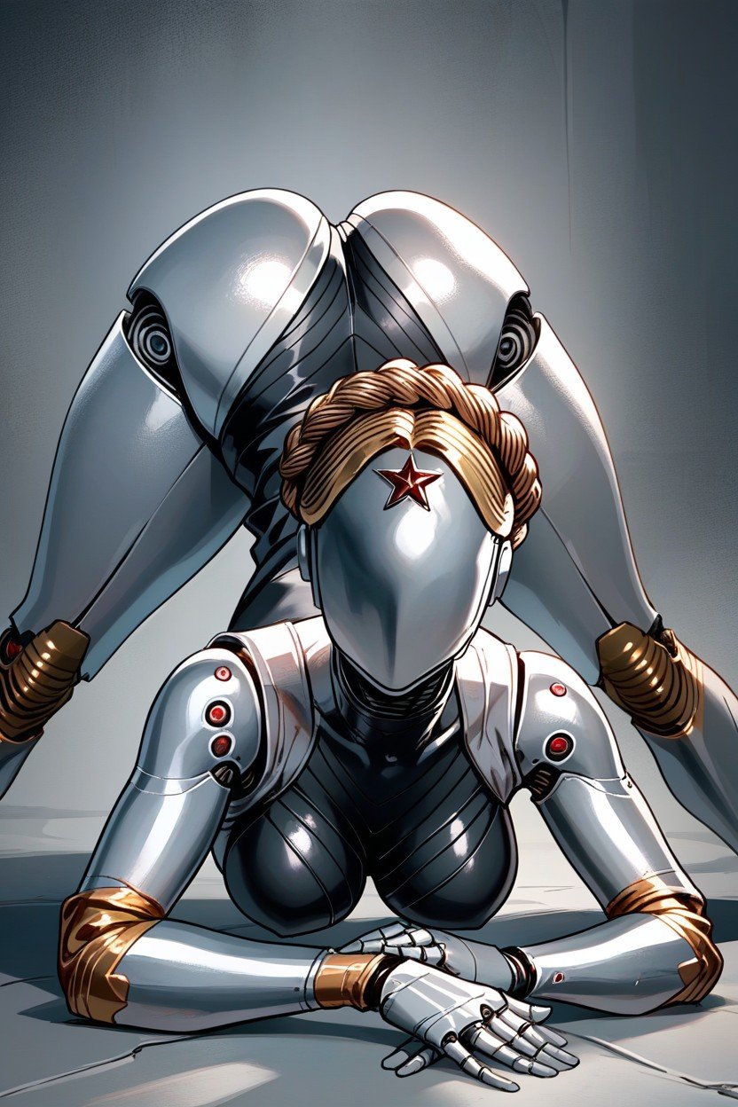 No Mouths, Female Robots, Robot Humanoid Hentai IA pornografia