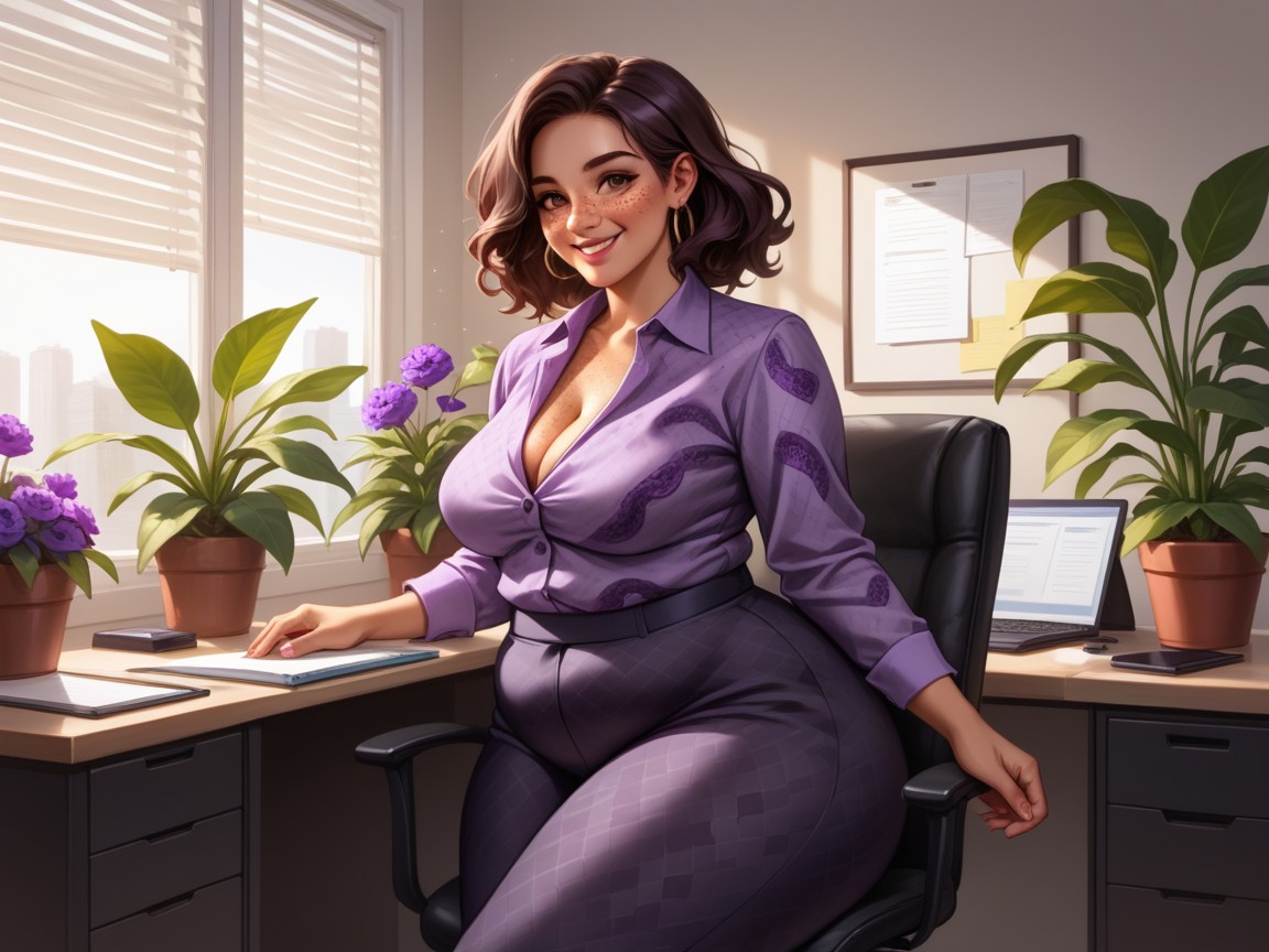 Hips Wider Than Chest, Soft Shadow, Thick Hentai AI Porn