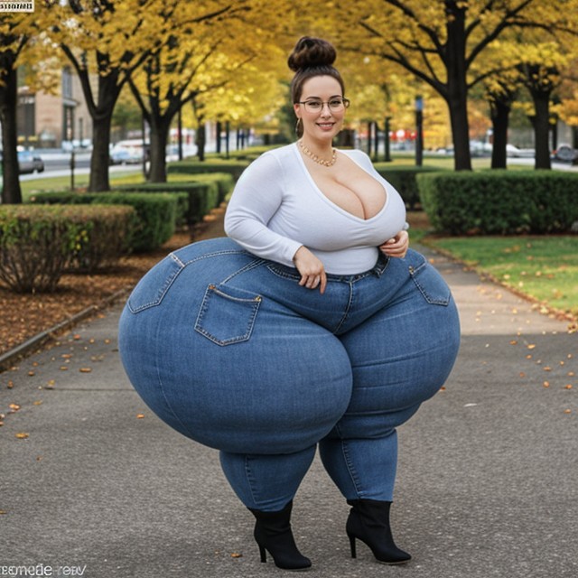 Shapely Legs, Wide Hips, Hips Wider Than Shoulders AI Porn
