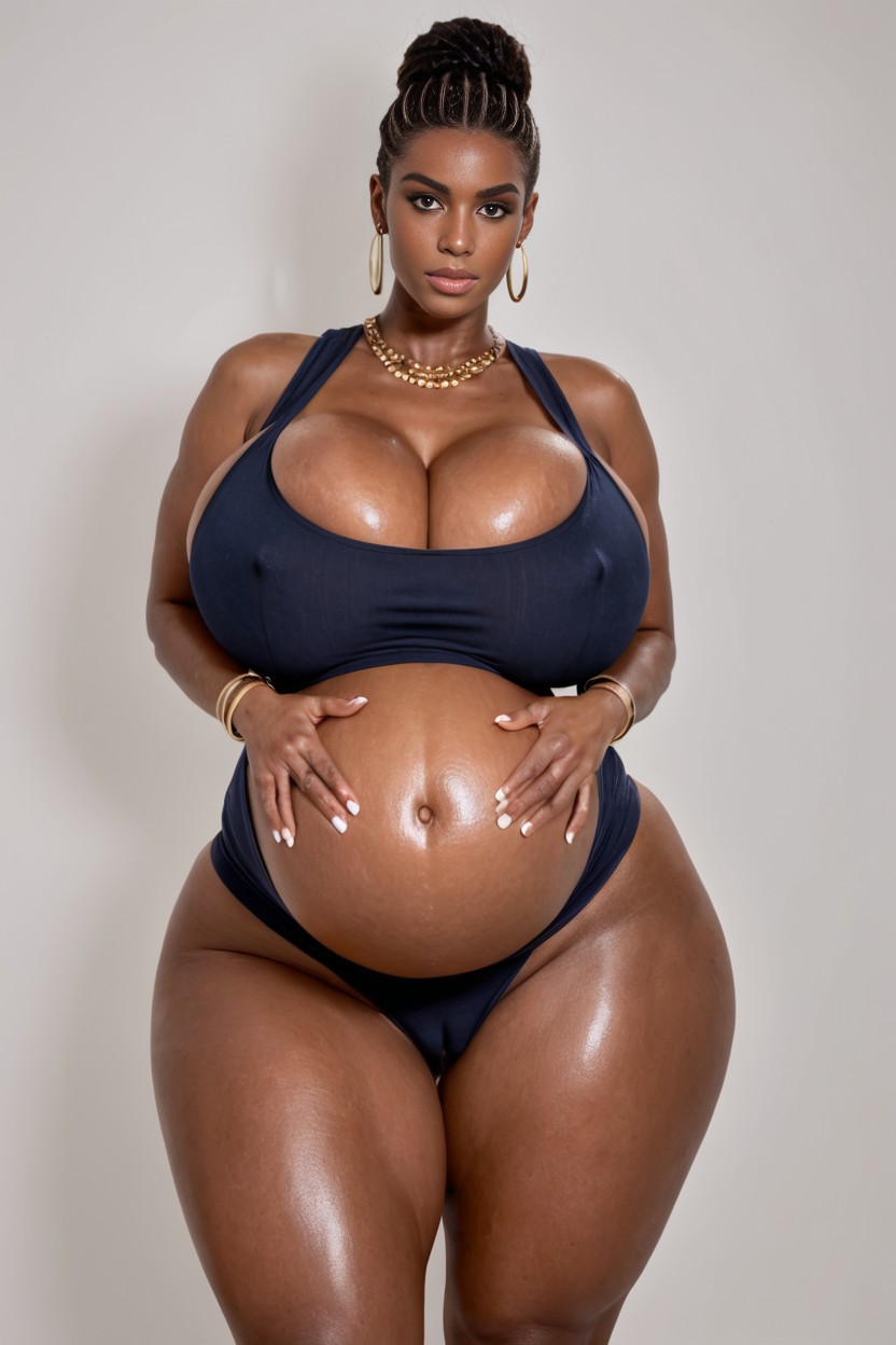 Blushing, Overflowing Boobs, Breast Expansion AI Porn