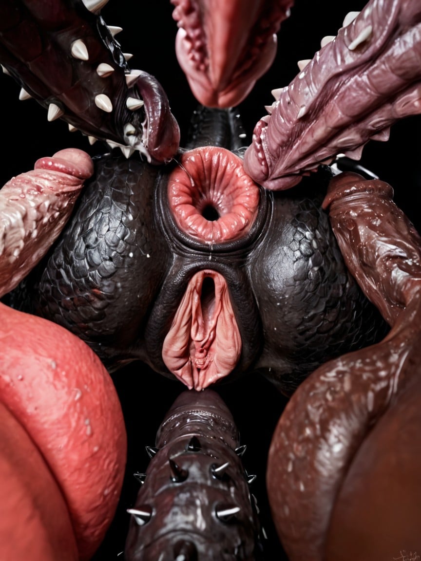 Wrecked Destroyed Anus, Extremely Damaged Asshole, Saggy Anus AI Porn