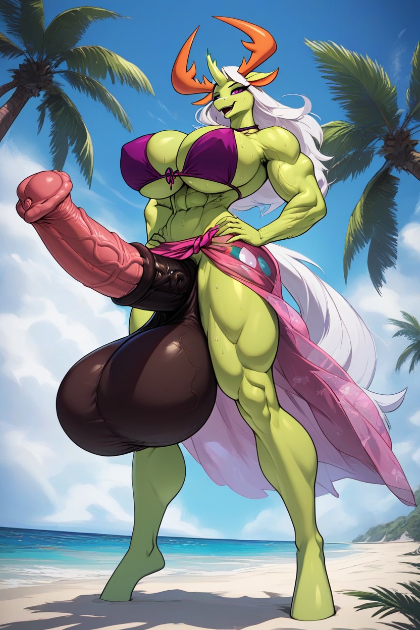 超巨大, Horsepenis, Vein Balls AI獸人黃片