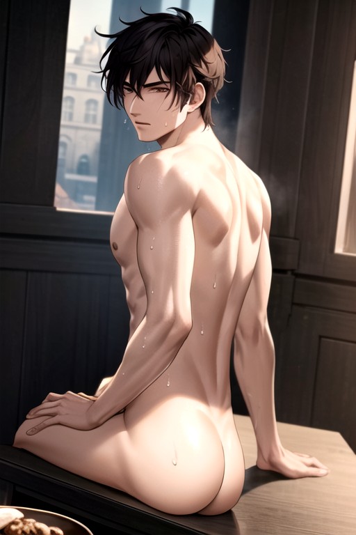 Smirk, Sweaty, Sweatdrops AI Gay Porn