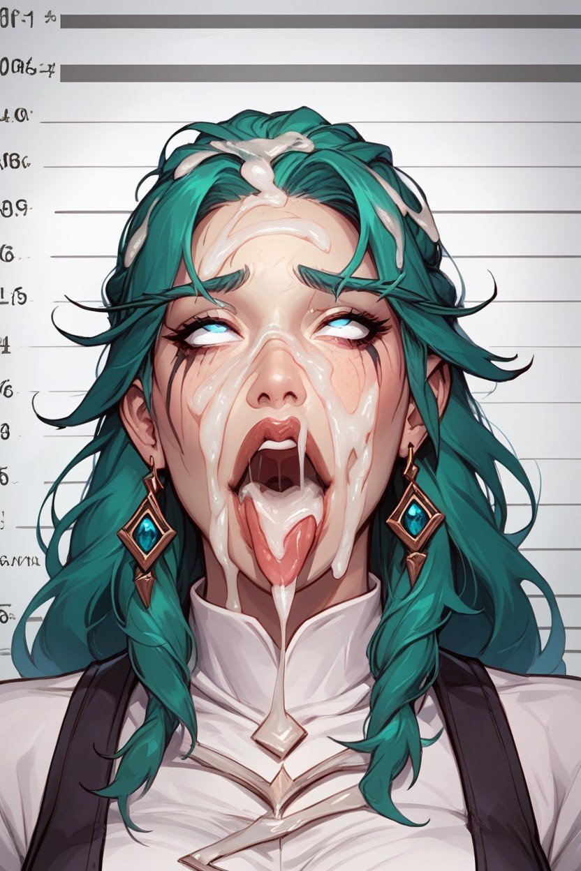 Ahegao, Cum On Hair, Tyrande Whisperwind From World Of Warcraft人妖AI色情