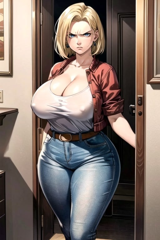 Android 18 (dragon Ball Z), Bande Dessinée, NuPorno IA Hentai