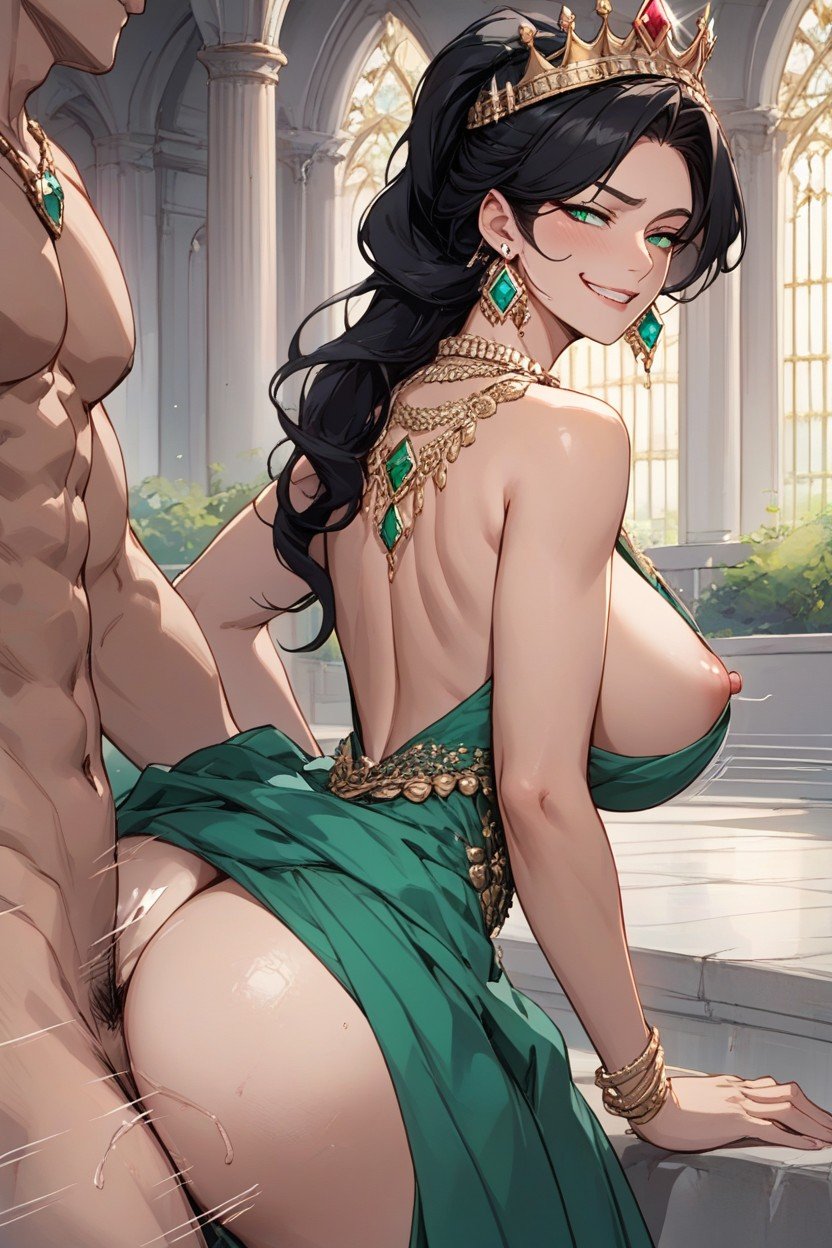 Castle, Woman, JewelsPorno IA Hentai