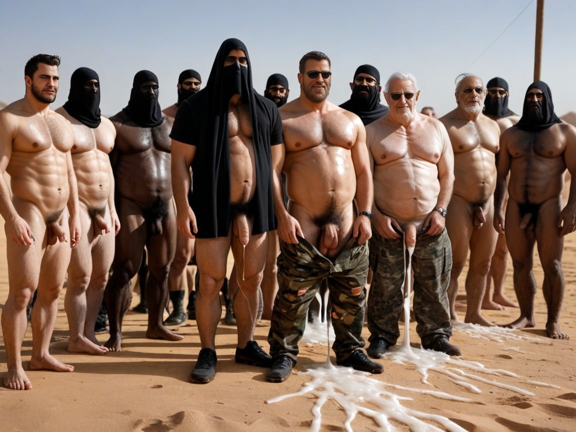 Wide Angle, Open Fly, Hairy Pubes AI Gay Porn
