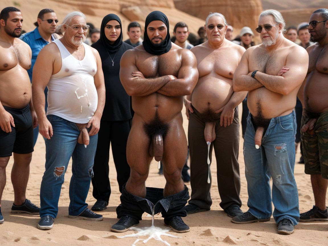 Pants Down, Thugs, Cum Everywhere AI Gay Porn