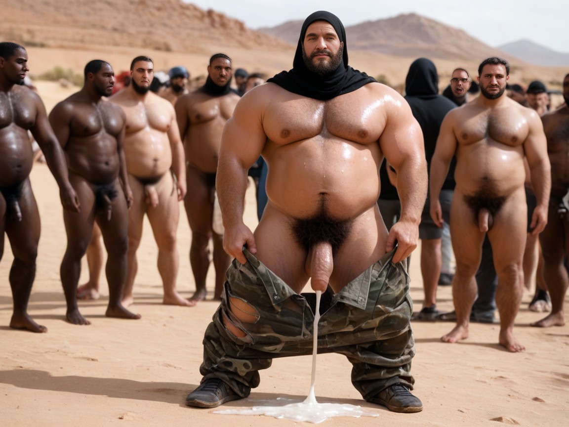 Pants Down, Front View, Bulges AI Gay Porn