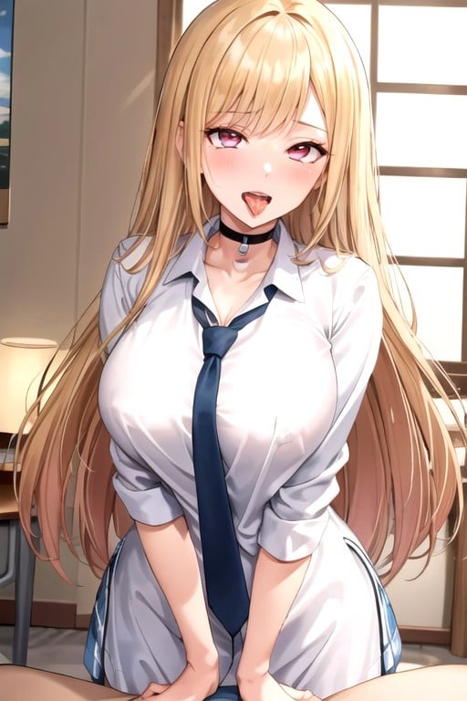 Ahegao, Kitagawa Marin (sono Bisuku Dōru Wa Koi O Suru), Mädchen Umarmen SichHentai KI Porno