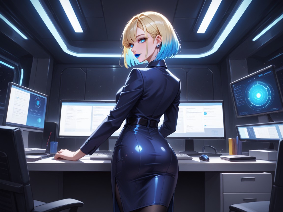 High Brightness Effects, Glowing Eyes, Uniform Hentai AI Porn