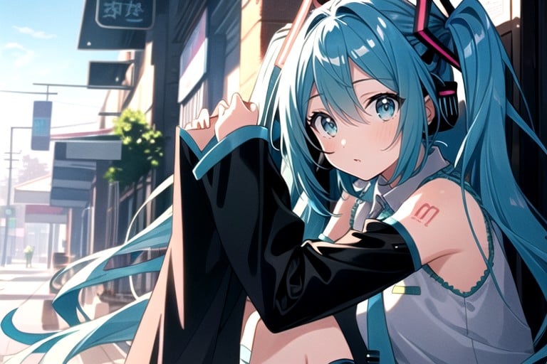 初音未來, 溫暖風格AI黃漫