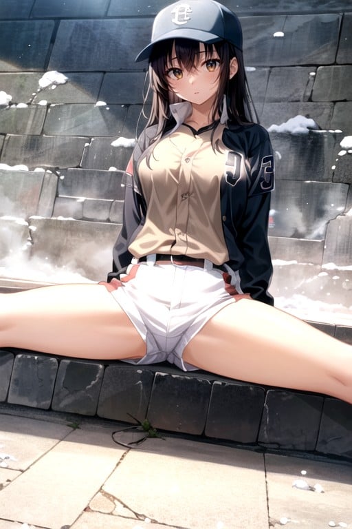 Unbuttoned, Snowing, Macchu Piccu Hentai AI Porn