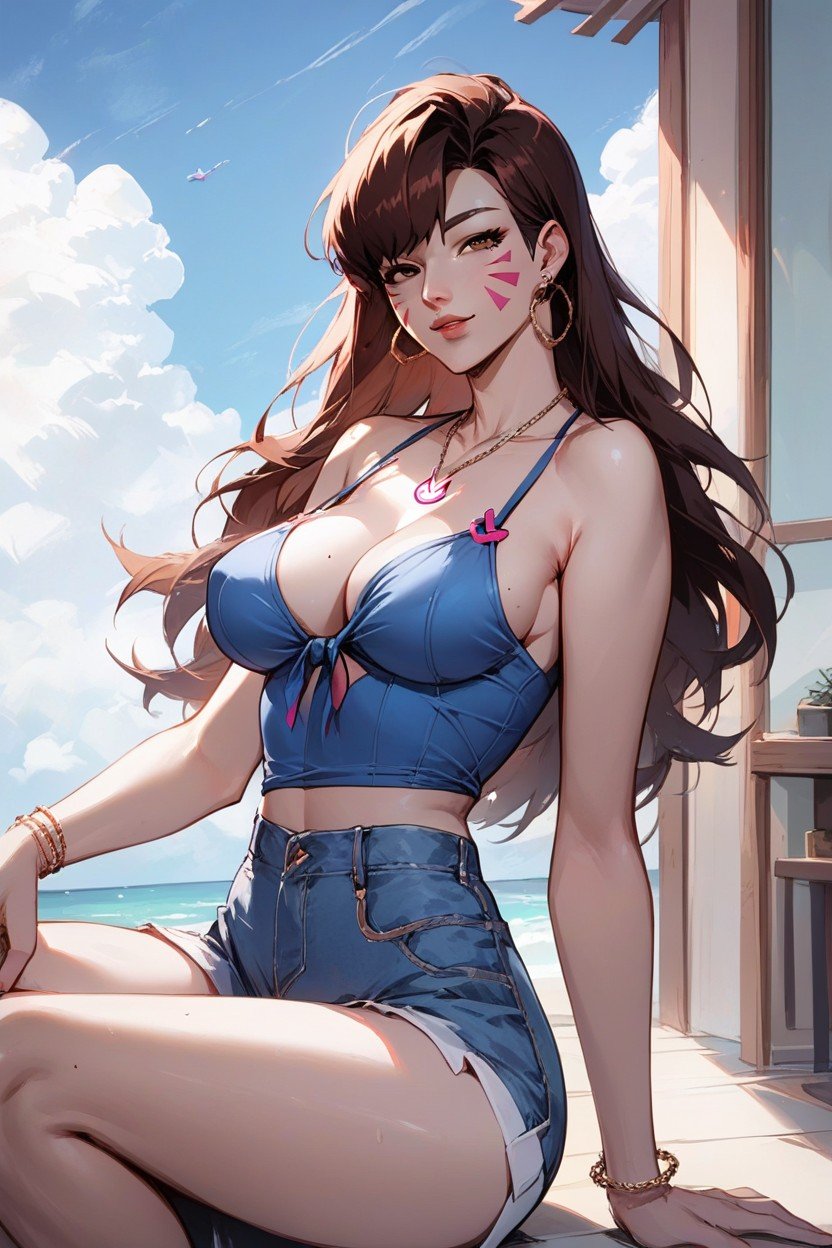 Dva From OverwatchヘンタイAIポルノ