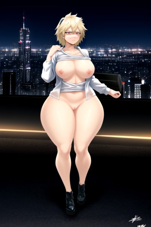 Full Body, Naked, Extremely Large Ass Hentai AI Porn