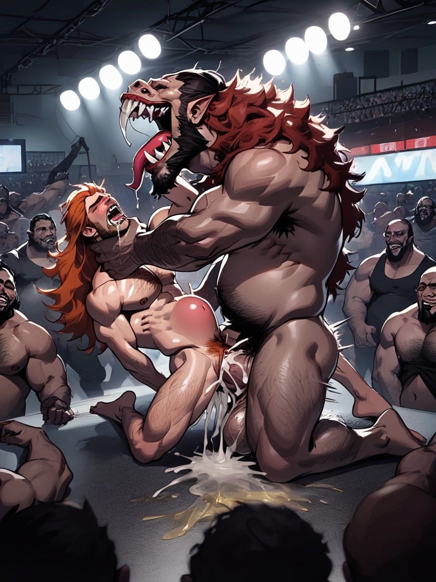 Huge Cock, Giant Ball, Spiked Body AI Gay Porn