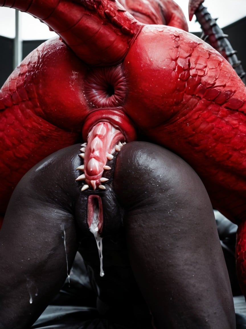 Ultra Realistic, Tail In Anus, Hyper Detailed Anthro AI Porn