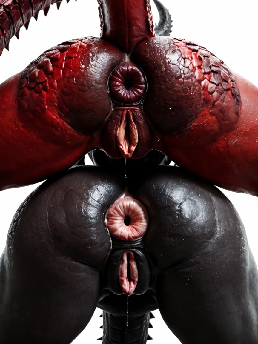 Hyper Open Anus, Bright Pastel White Anus Skin, Anus Bumps AI Porn