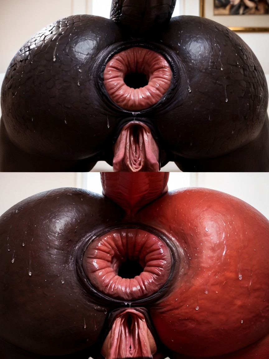 Harem, Close Up, Ultra Focus On Anus AI Porn