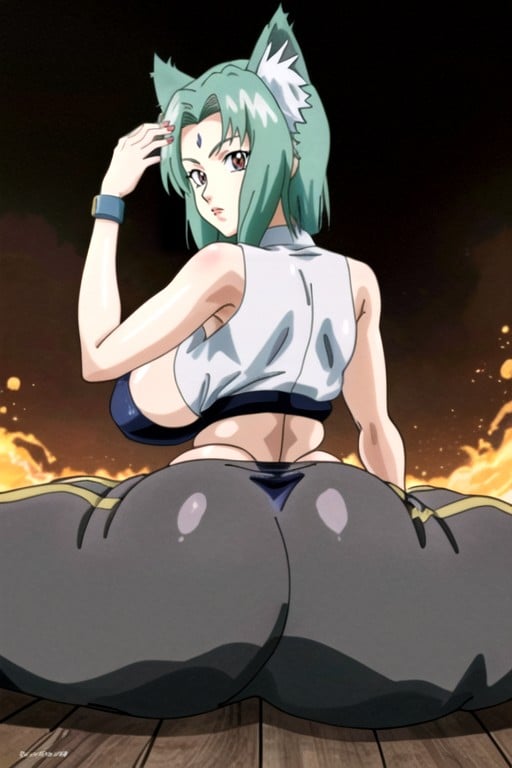 Cat Ears, 90s Style , Tsunade (naruto) Shemale AI Porn