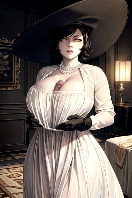 Lady Dimitrescu (resident Evil), Cogida De Tetas (primera Persona), SsbbwHentai IA