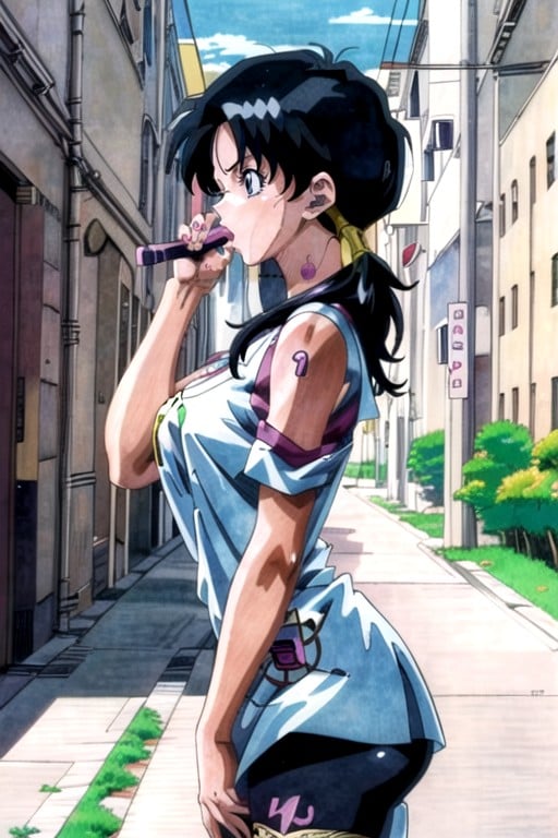 90s Style , 18+, Videl (dragon Ball Z) Hentai AI Porn