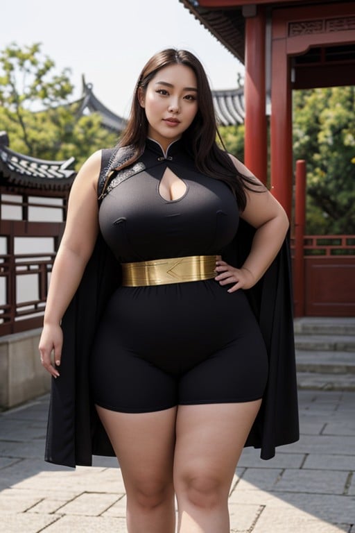 Chinese, Large Ass, Wide Hips Shemale AI Porn