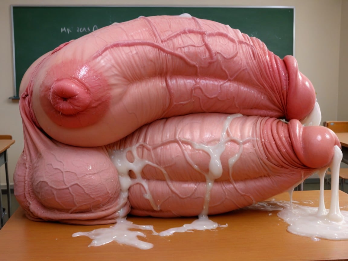 Fucking Whole Body, Ultra Mega Hyper Enormous Cock, Veiny Balls AI Porn