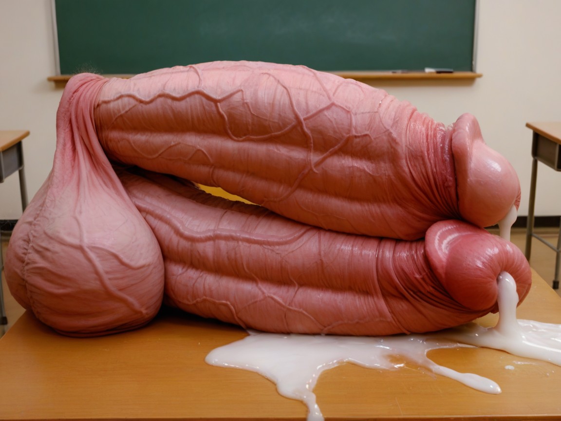 Fucking Stomach, Shocked By The Size Of Cock, Every Body Parts And Fleshes Are Mixed Together AI Porn