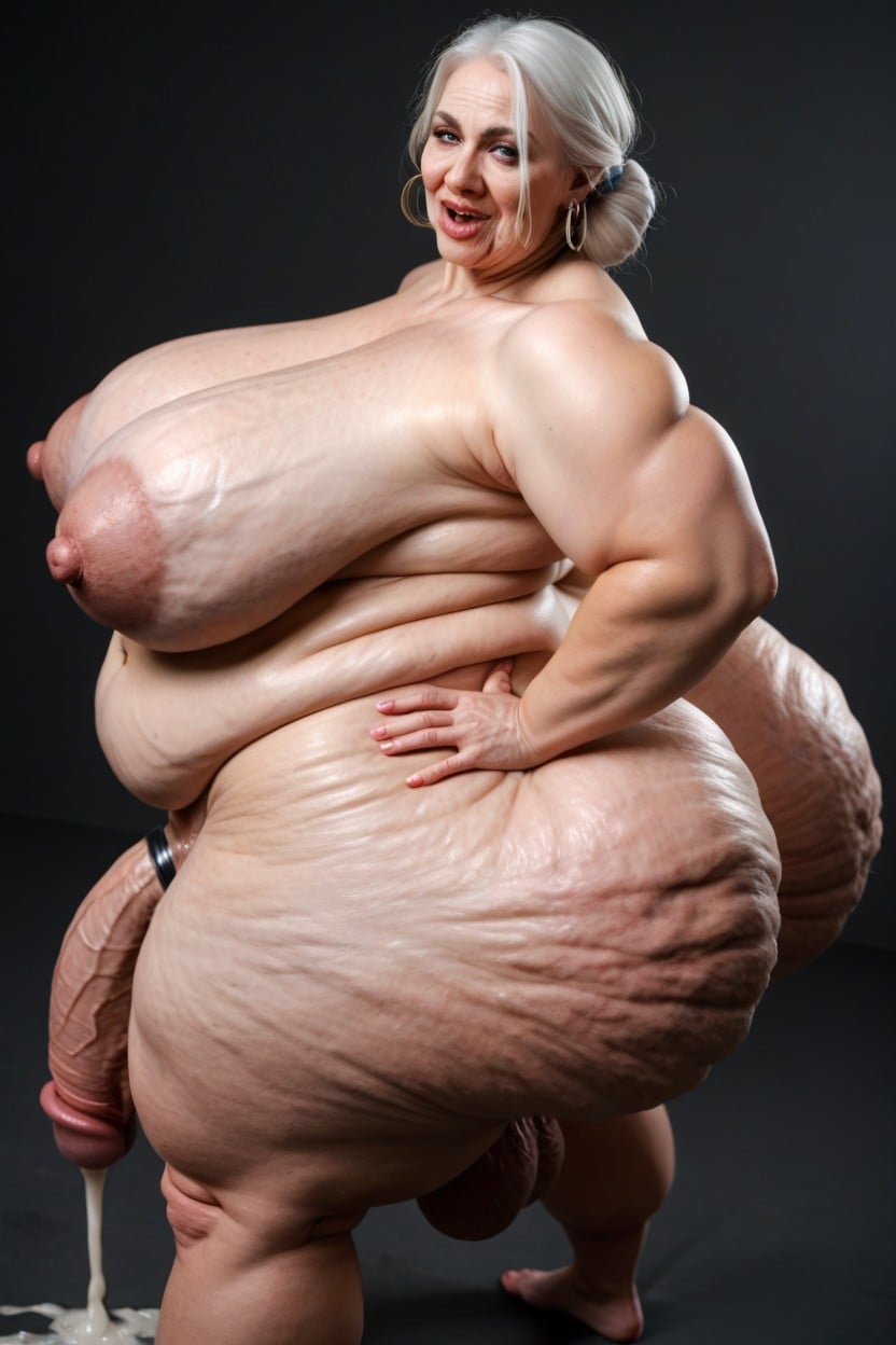Muriel Bagge Grandma, Erect Cock, Stretch Marks On Ass Porno IA transsexuelle