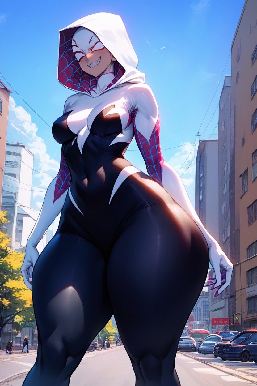 Spider Gwen Outfit, Spidergirl Outfit, NagatoroPorno IA Hentai