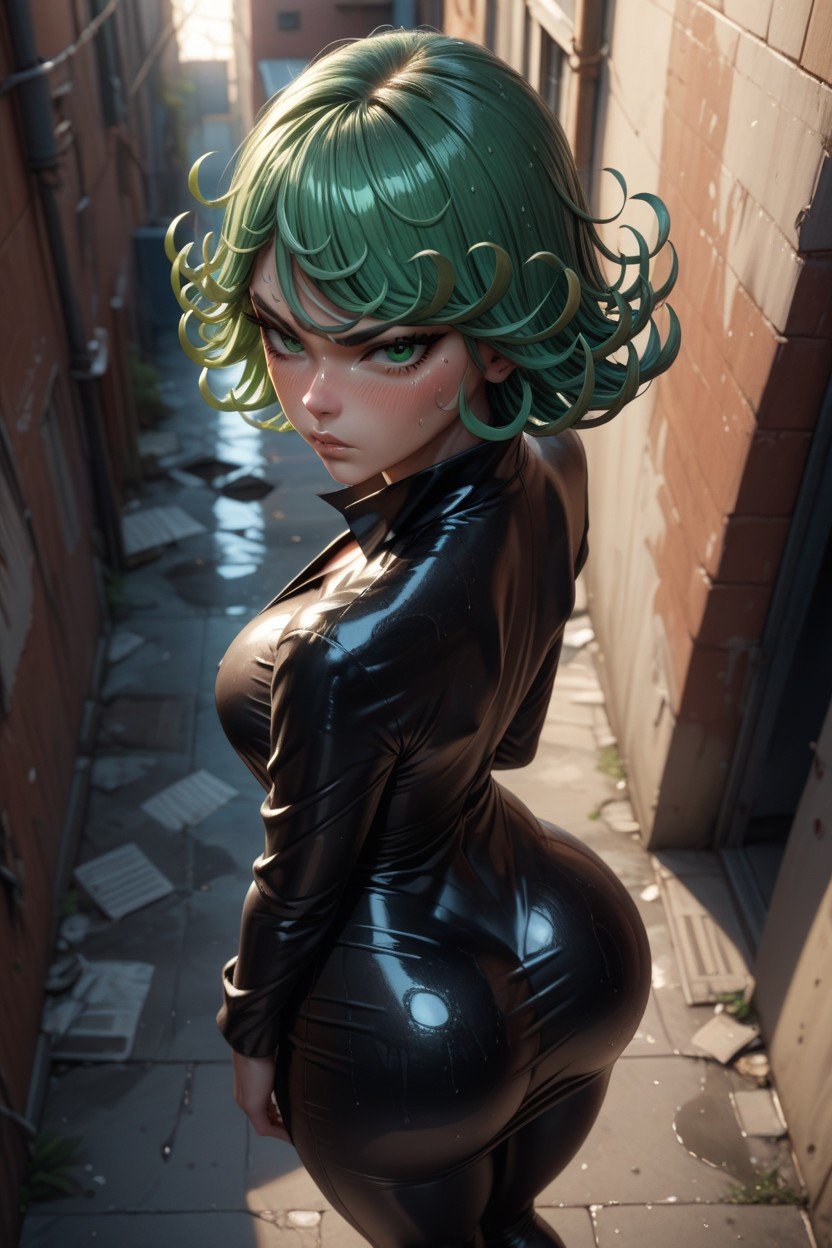 Tatsumaki, Big Ass, Peau GrassePorno IA transsexuelle