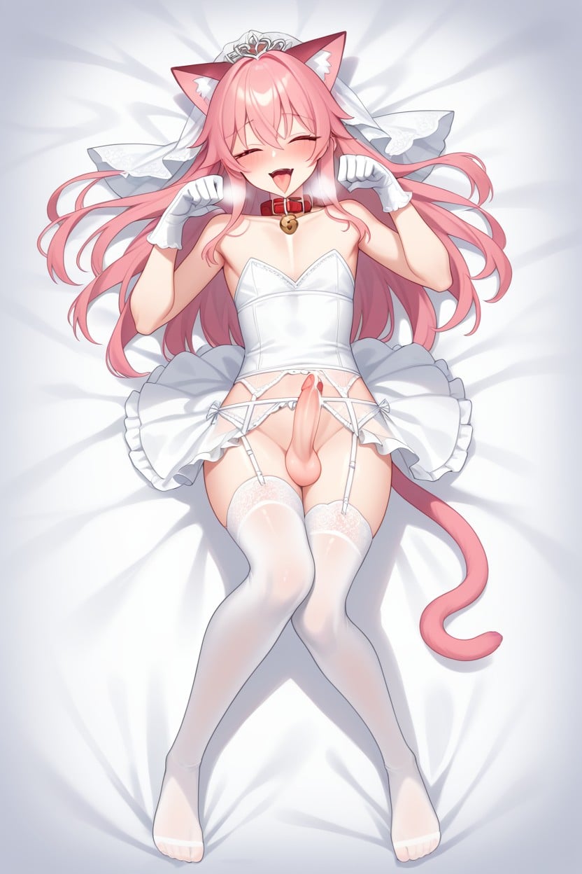 Cat Ears, Horny, Femboy AI Gay Porn