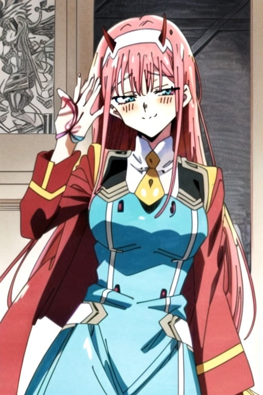 20+, Mischievous (smiling While Blushing), Zero-two (darling In The Franxx) Hentai AI Porn