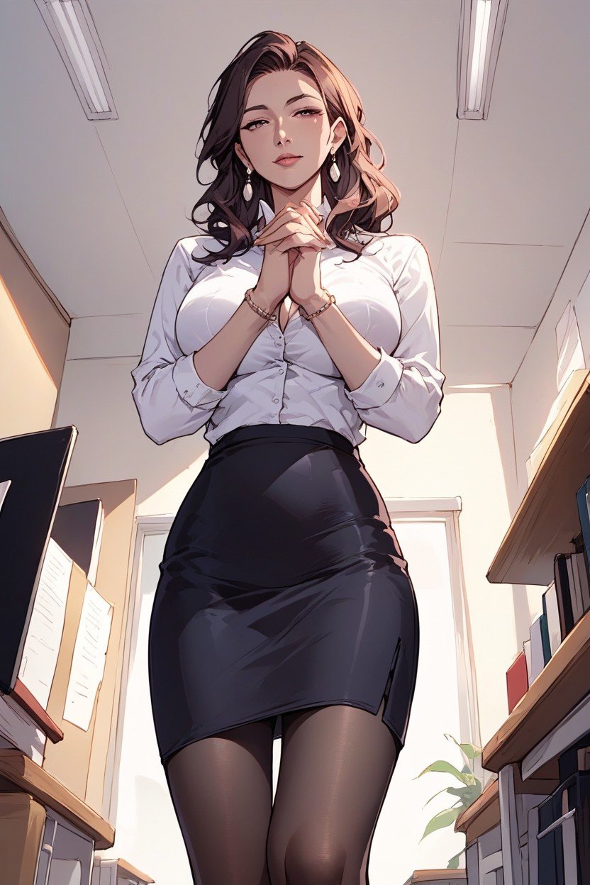 Pantyhose, Office Skirt, Teacher헨타이 AI 포르노