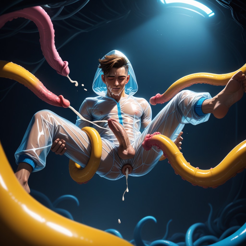 Low Picopico's School, Wide Open Anus, Gold Metal Robot Cybernetic Penis Shaft AI Gay Porn