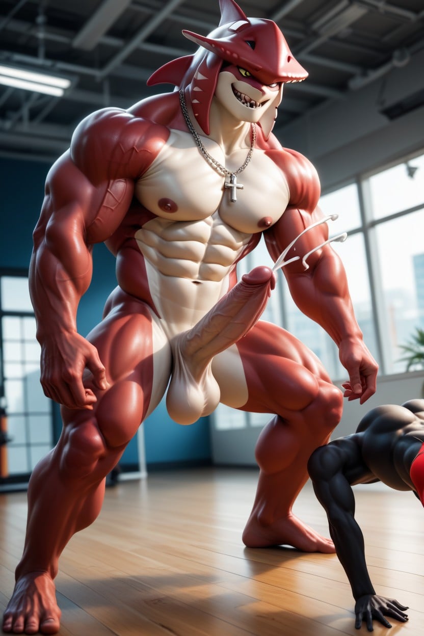 Creampie, Male Only, Full Body AI Gay Porn