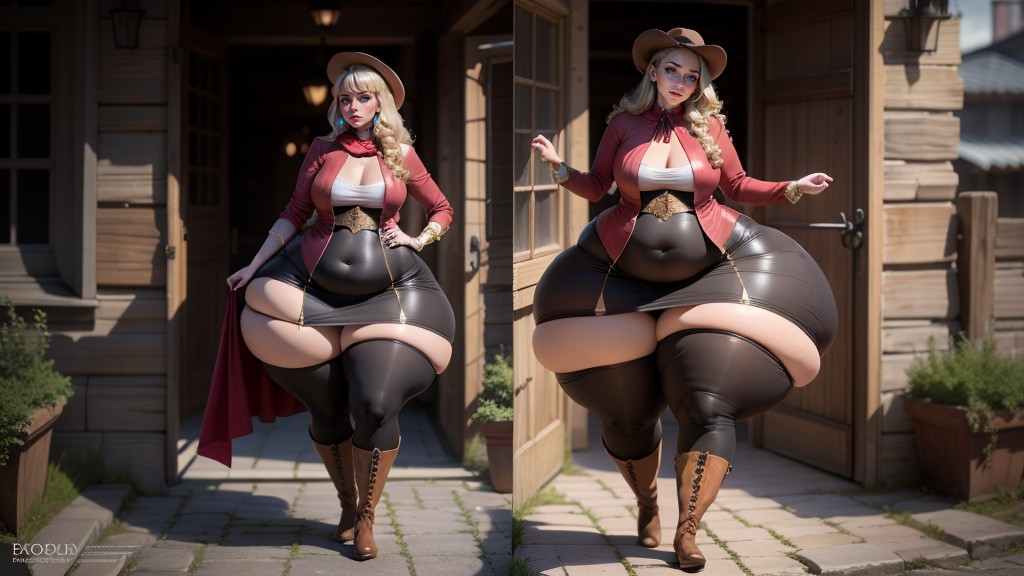 Ussbbw, Frontier Dress, Fatter AI Porn