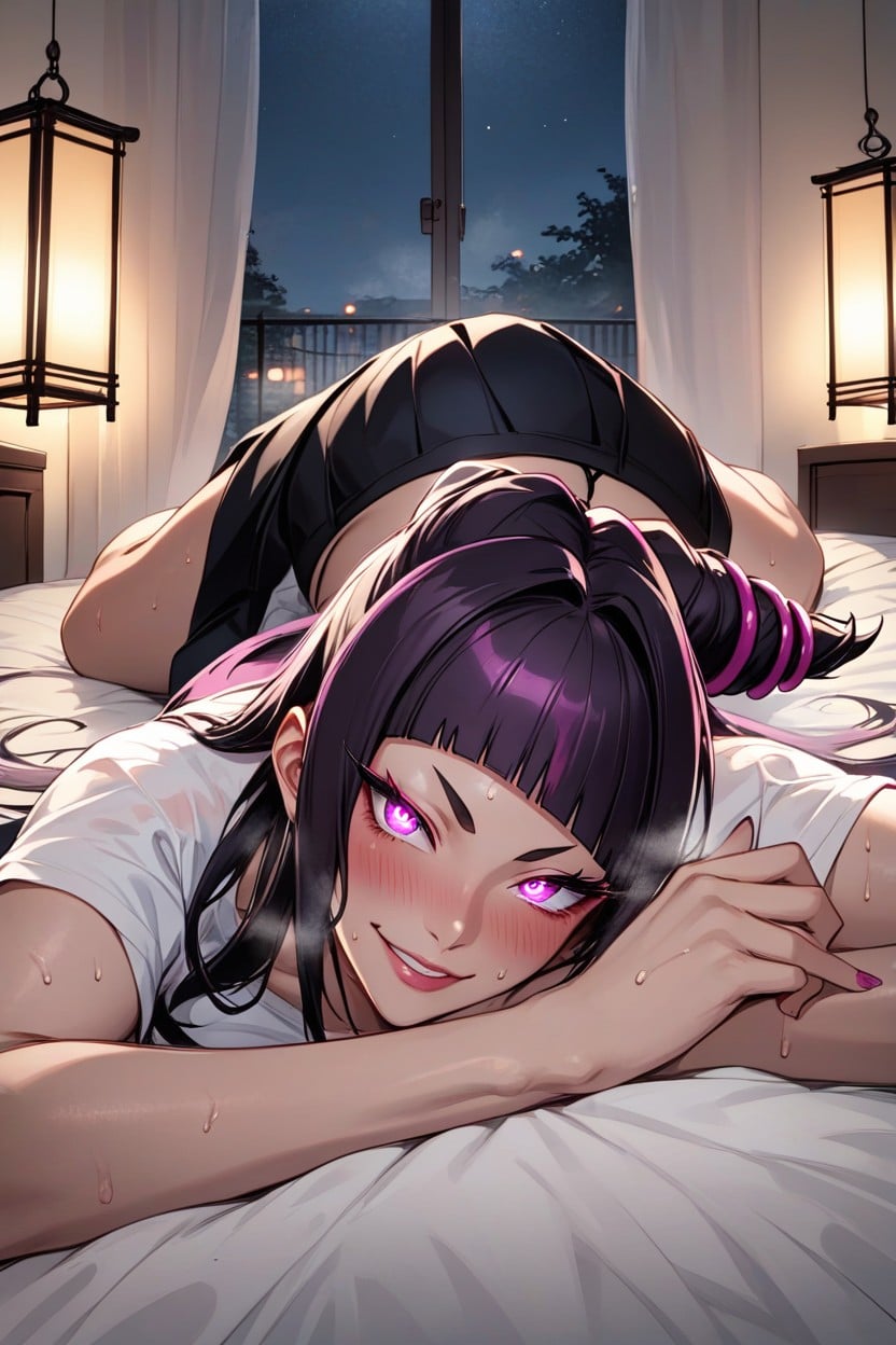 Small Breast, Wet Panties, Han Juri From Street Fighter Hentai AI Porn