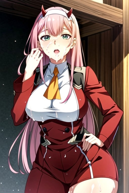 Large Ass, Zero-two (darling In The Franxx), Screencap Hentai AI Porn