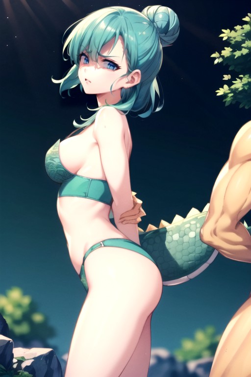 Bulma (dragon Ball Z), Curvando-se, Com Nojo Hentai IA pornografia