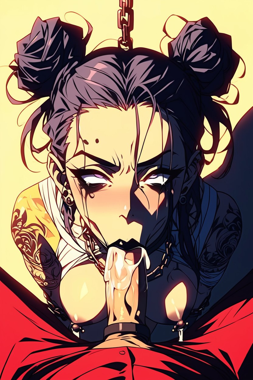 Eyes Rolling Up, Wrapped In Chains, Female Immortal Cultivator AI Porn