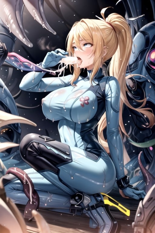 Tentacles, Samus (metroid), Add Detail Hentai AI Porn