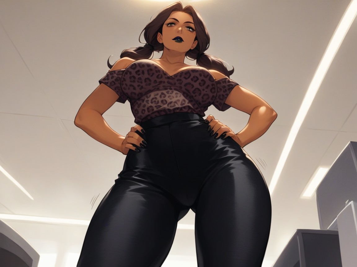 Slicked, Latina, Matching Eyes Hentai AI Porn
